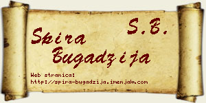 Spira Bugadžija vizit kartica